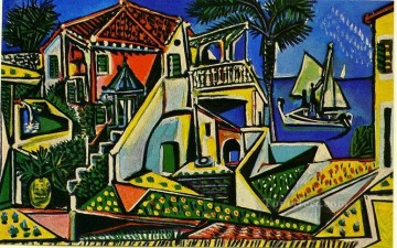 Paisaje mediterráneo de Picasso Pinturas al óleo